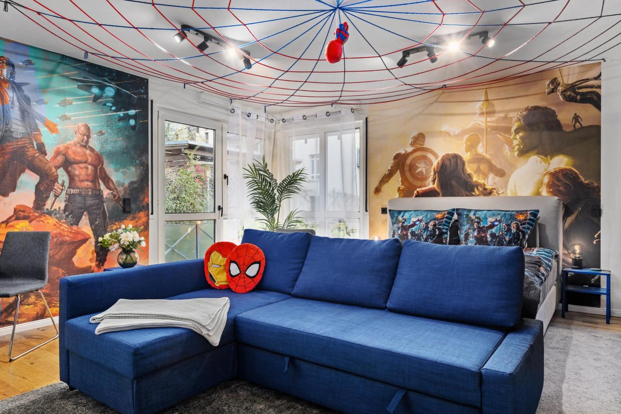 Edler Wohnraum Disney Marvel Studio Mit Balkon, Boxspringbett, Kaffeevollautomat, Lift & Parkplatz Κέμνιτς Εξωτερικό φωτογραφία